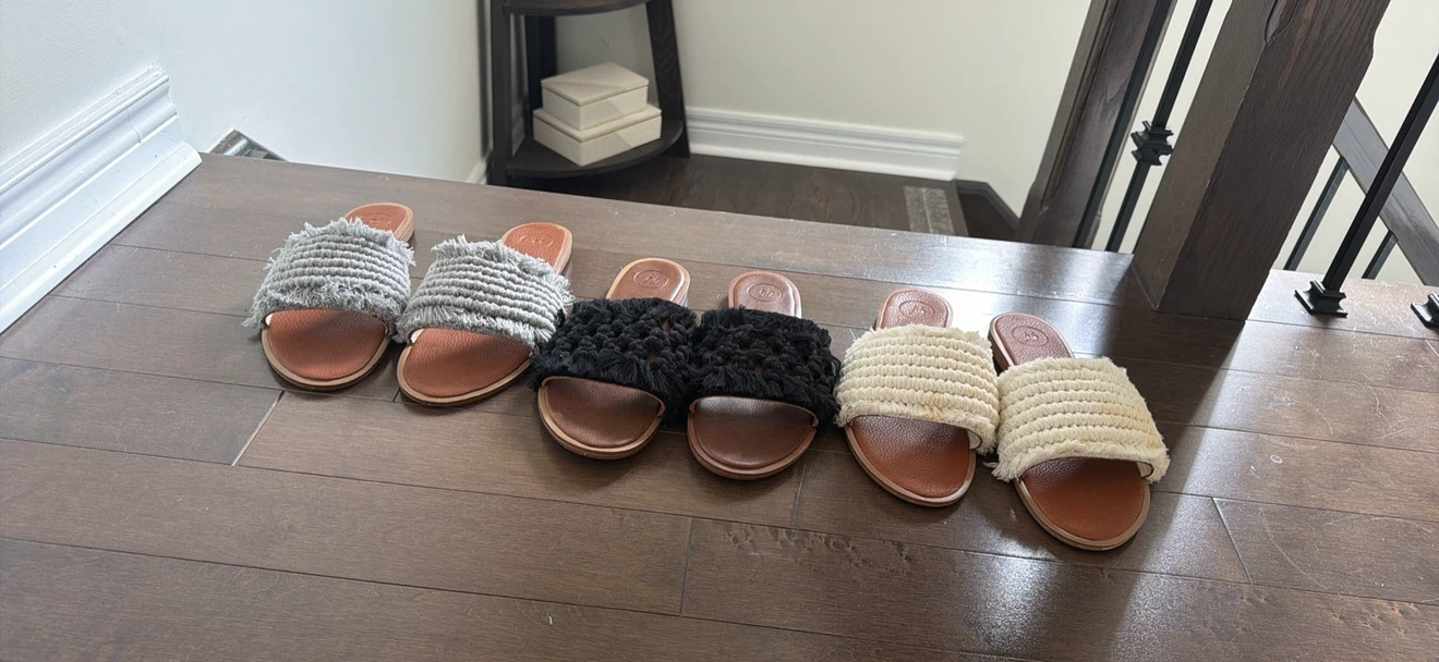 Women's Slide Sandals - Size 40