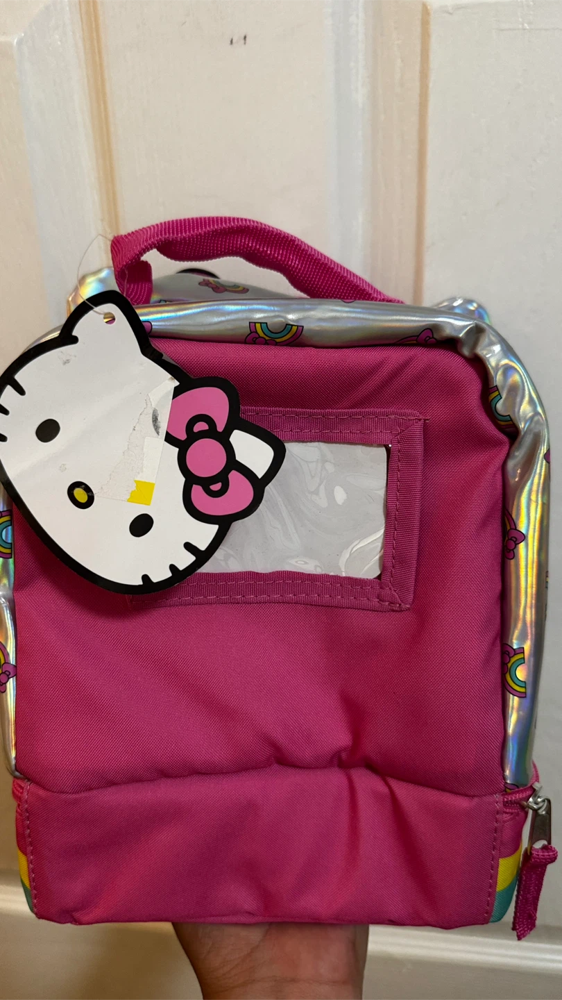 Hello Kitty Holographic Lunch Bag with Rainbows - photo 2