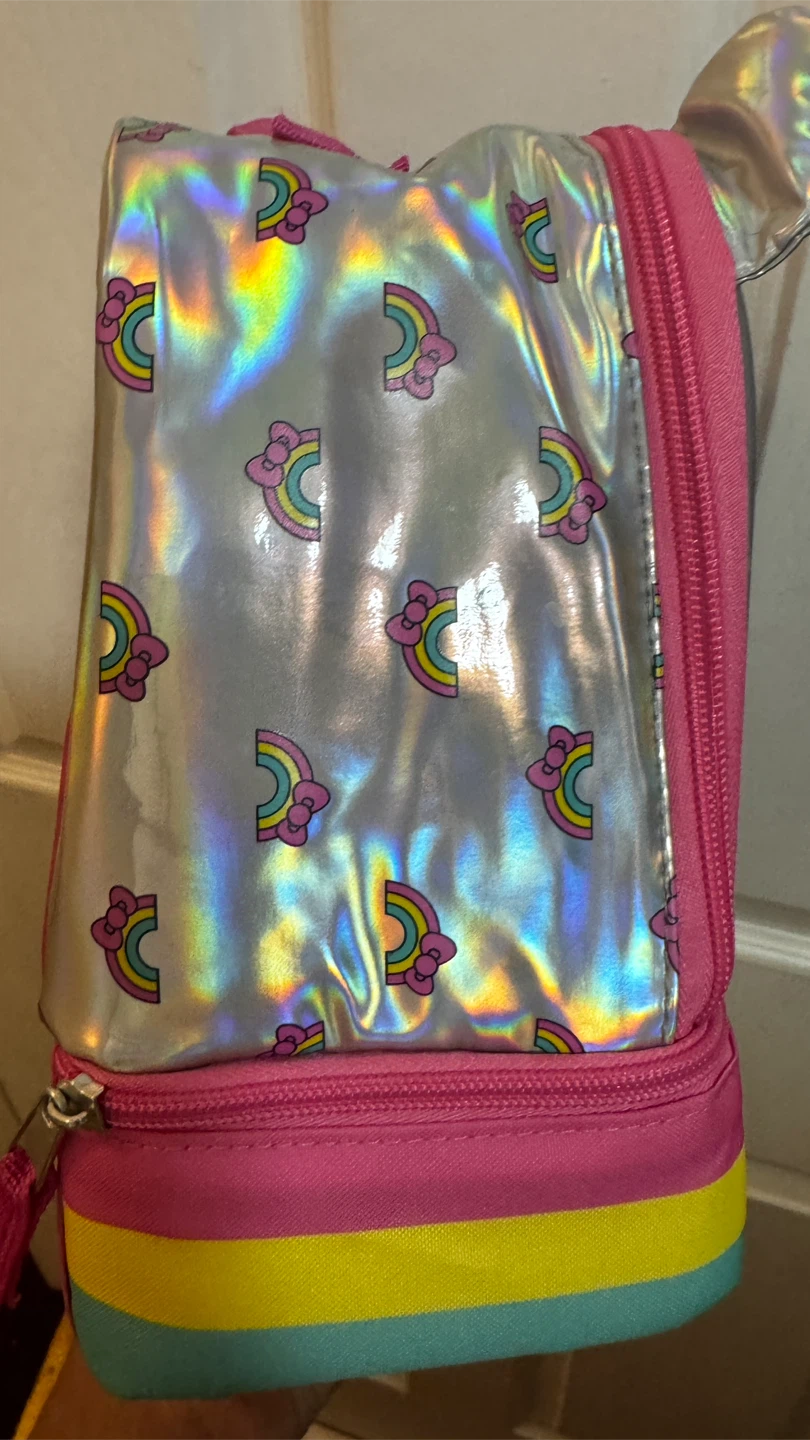 Hello Kitty Holographic Lunch Bag with Rainbows - photo 3