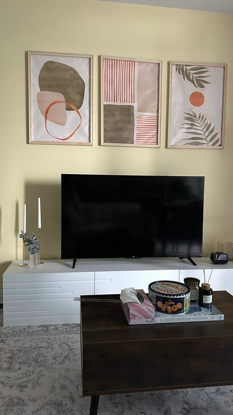 Set of 3 Framed Abstract Art Prints