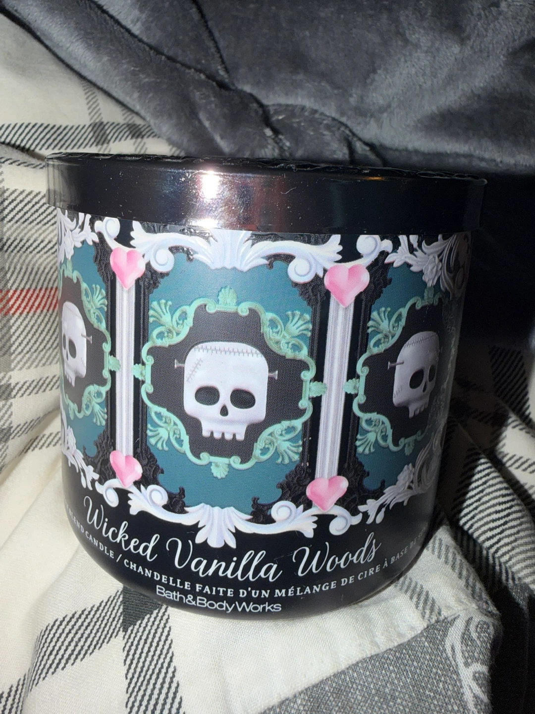 Bath & Body Works Wicked Vanilla Woods 3-Wick Candle