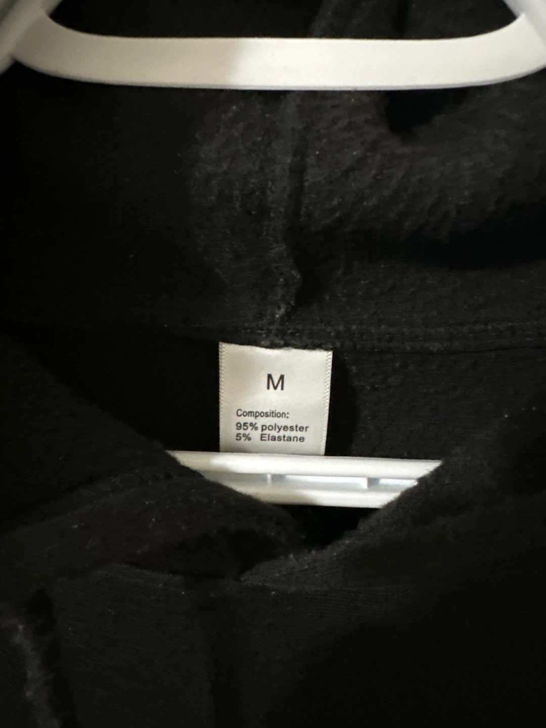 Black Hoodie with Deer Graphic - Size Medium - photo 2