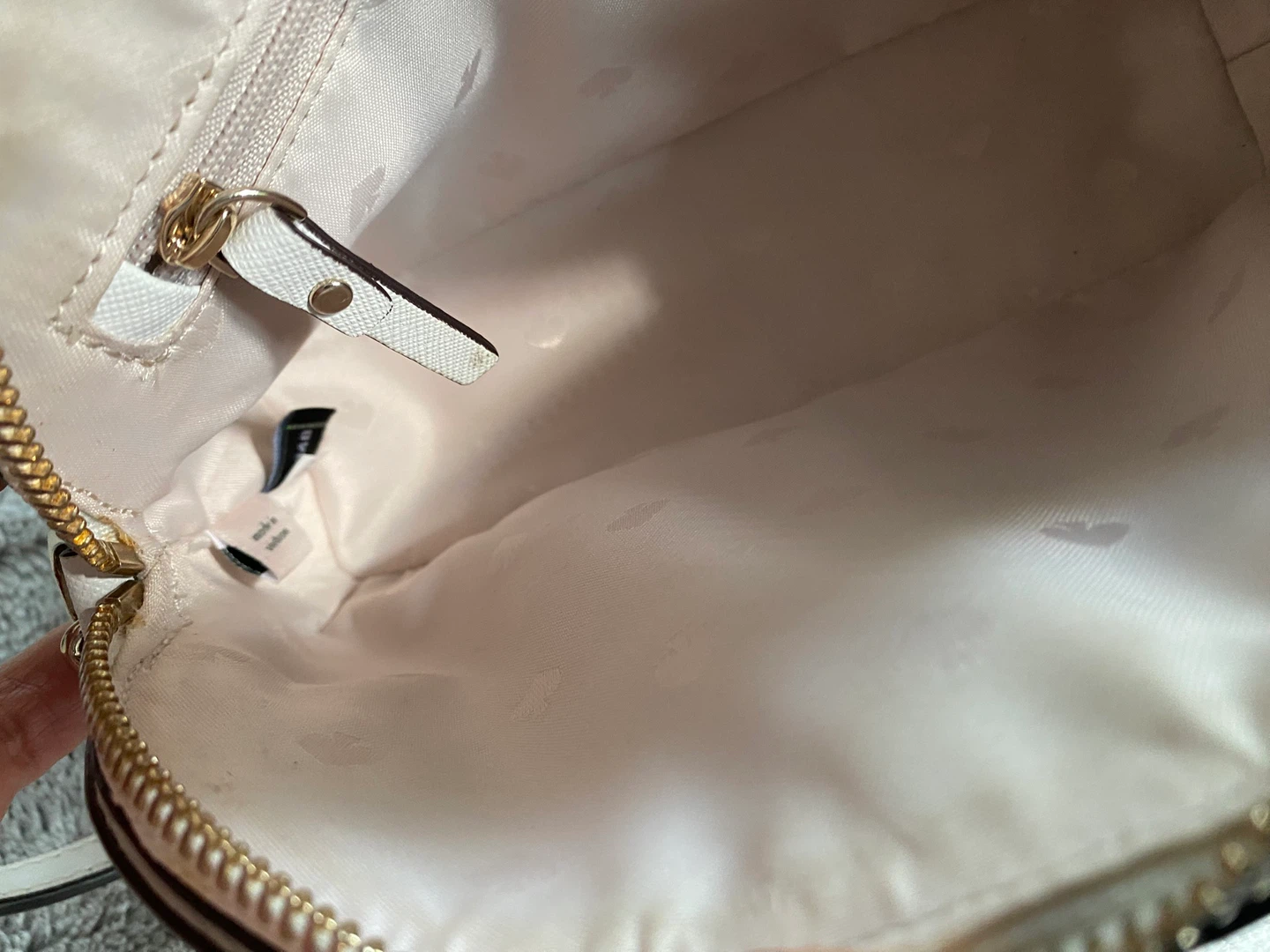 Kate Spade White Leather Dome Crossbody Bag - photo 3