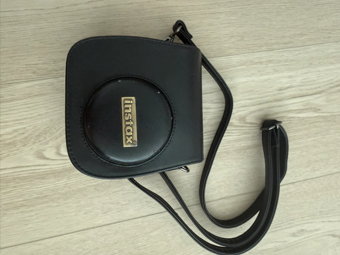 Black Instax Camera Case with Strap