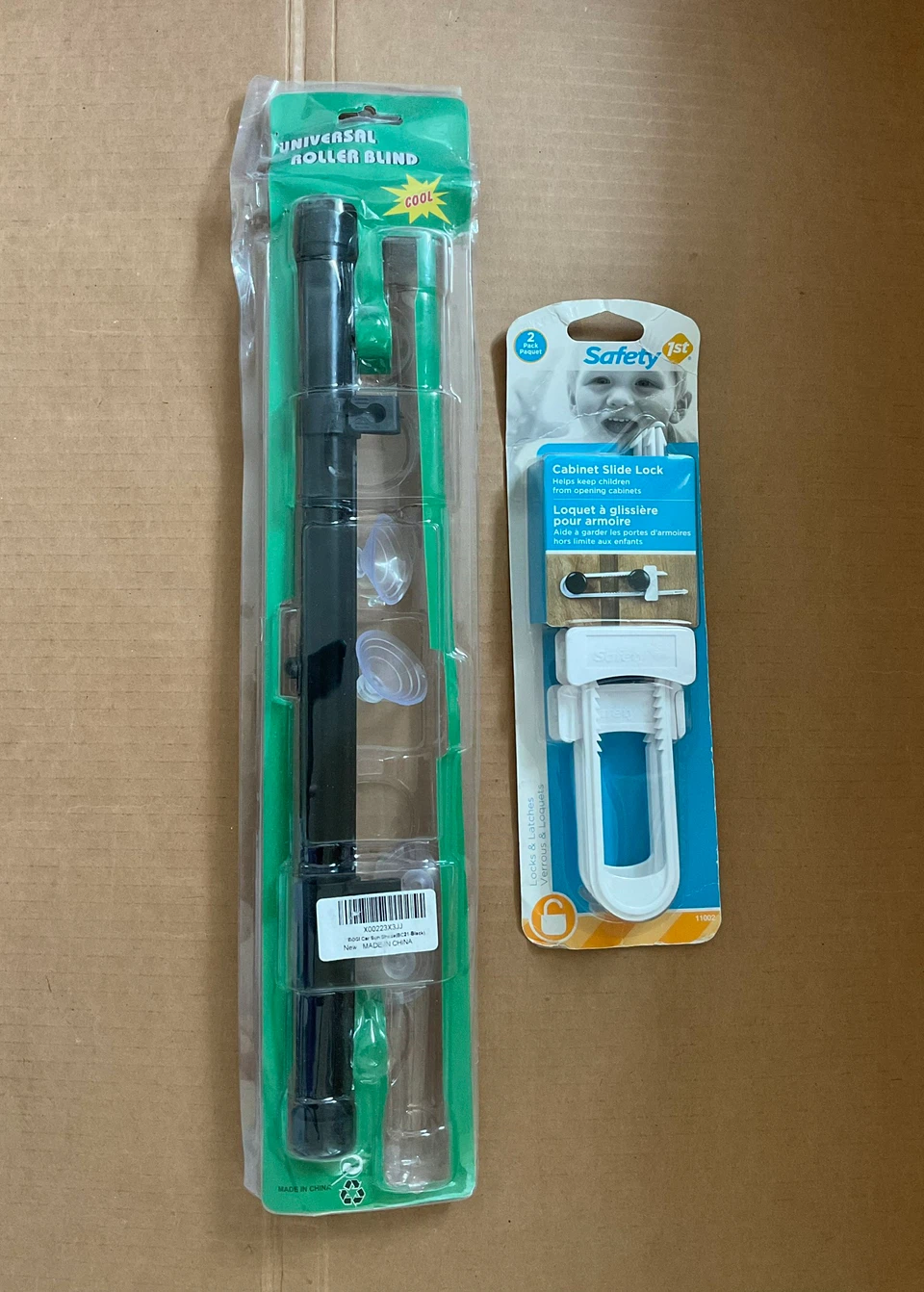 Safety 1st Cabinet Slide Lock and Universal Roller Blind