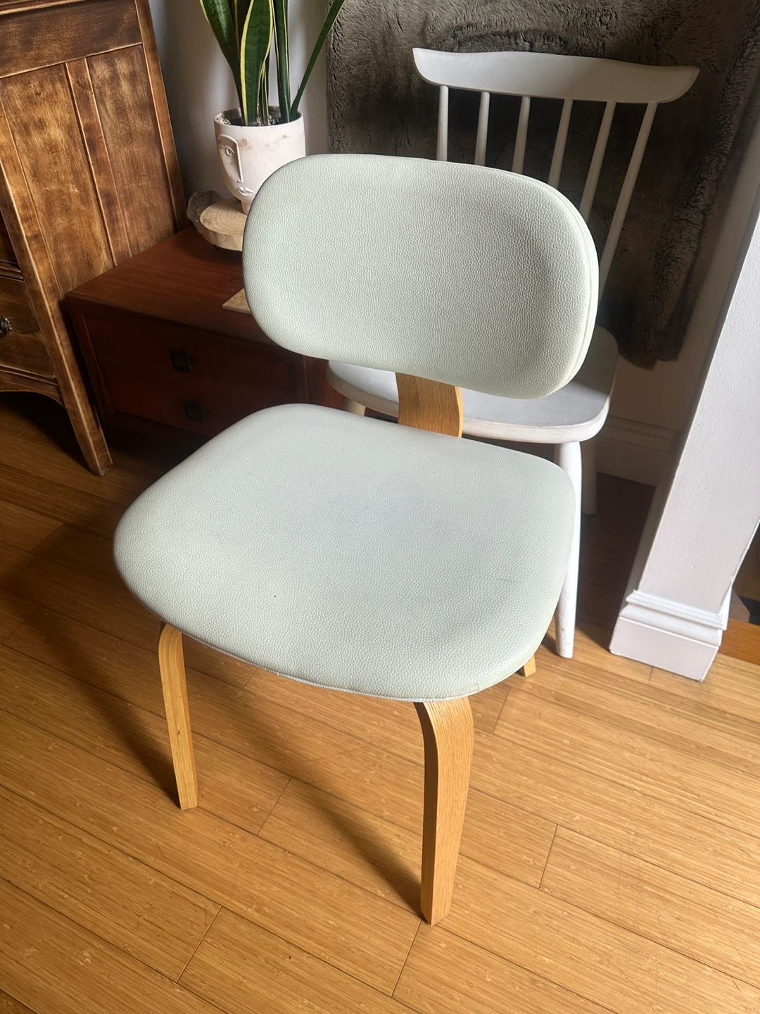 GUS THOMPSON MODERN PLY CHAIR DINING DESK SIDE OFFICE - photo 5