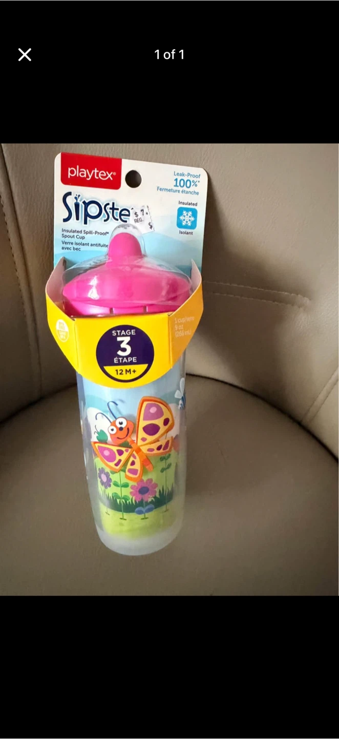 Playtex Sipster Insulated Spill-Proof Spout Cup Stage 3 - 9 oz
