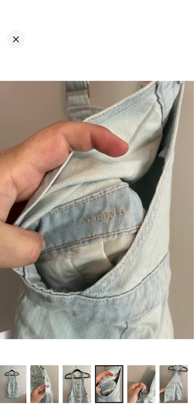 American Eagle Denim Pinafore Dress - photo 4