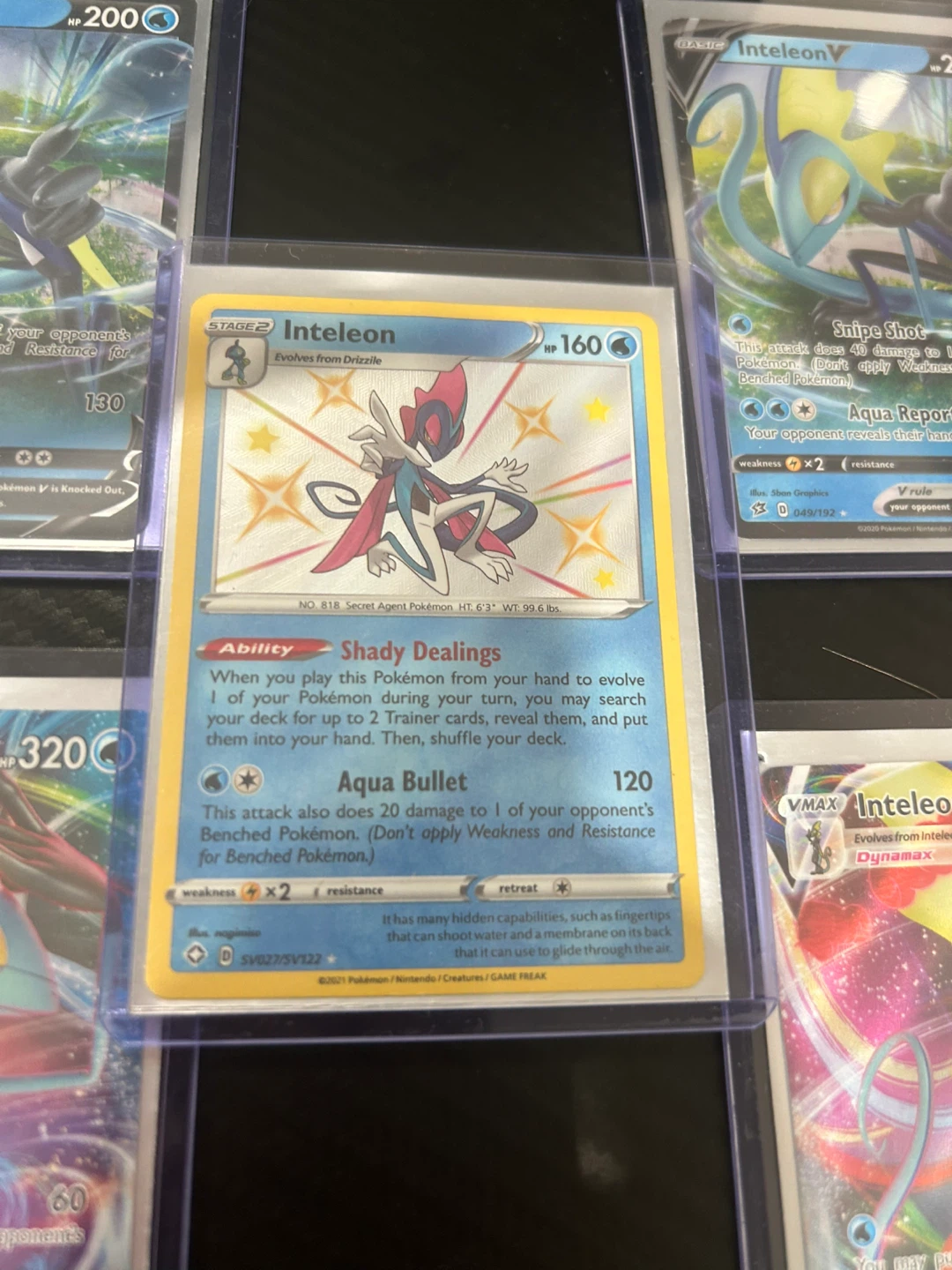 Pokemon Inteleon V and VMAX Trading Cards - photo 4