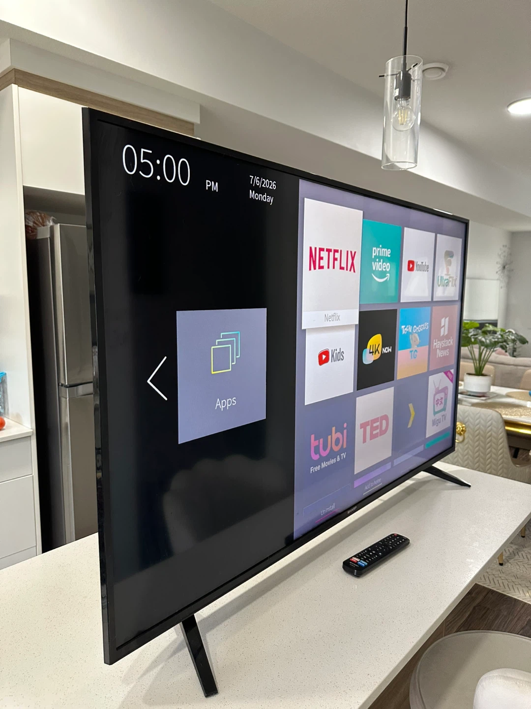 Sharp 55-Inch 4K UHD Smart TV – Like New Condition