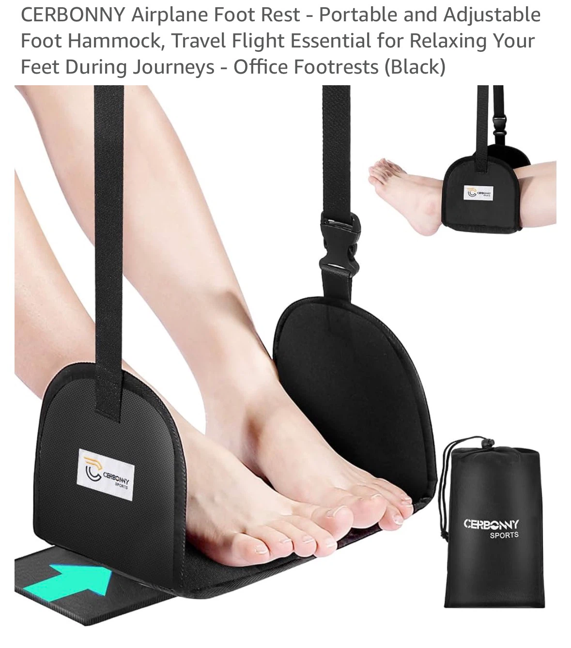 Travel foot rest / foot hammock