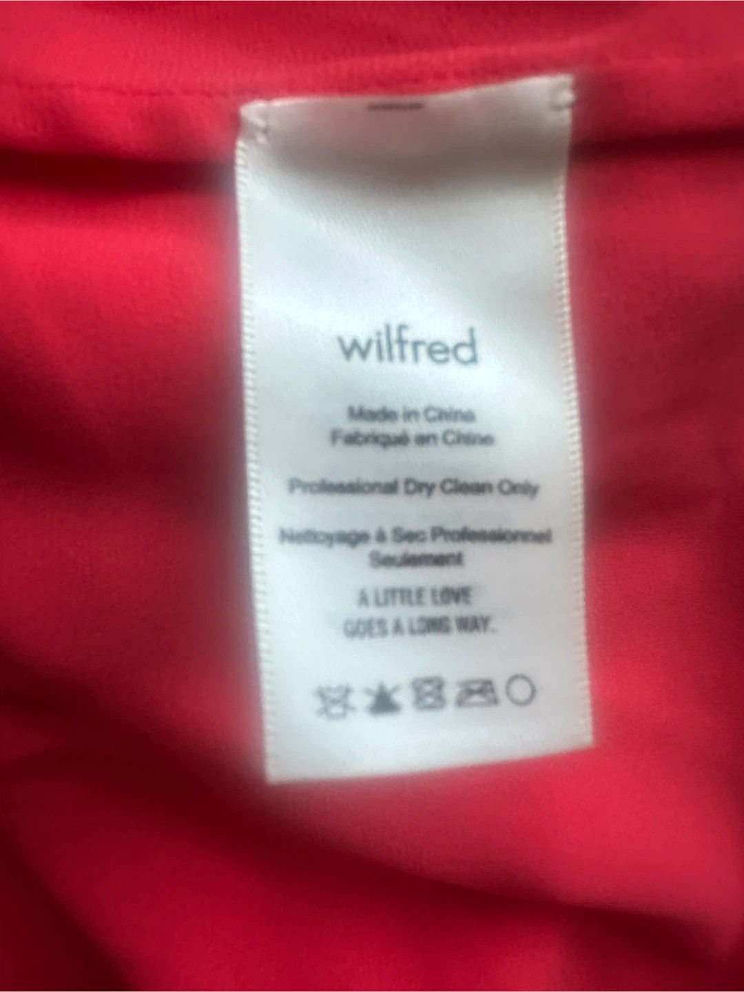 Wilfred Red Off-the-Shoulder Ruffle Top - XS - photo 4