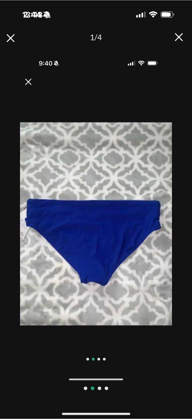 NWT WOMENS BIKINI BOTTOMS LARGE MID RISE - photo 2
