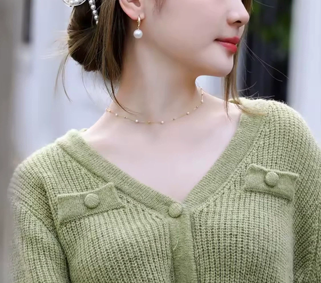 18K Gold Pearl Necklace - photo 4