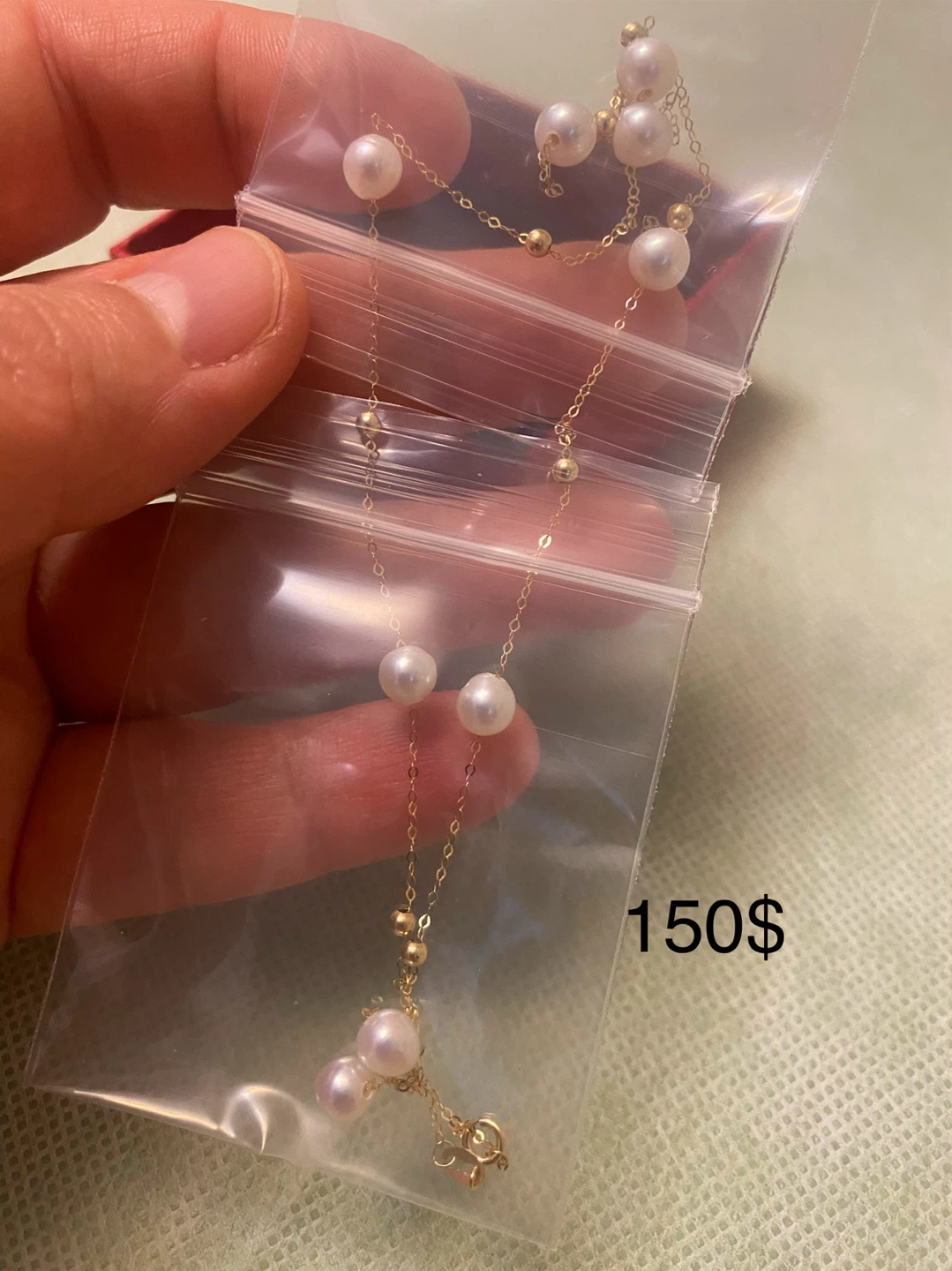 18K Gold Pearl Necklace - photo 5