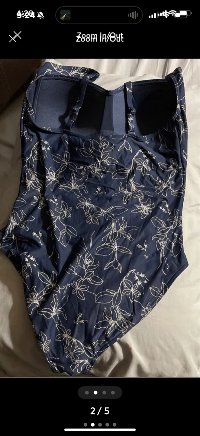 Womens Size 10 One Piece Swimsuit Bathing - photo 3