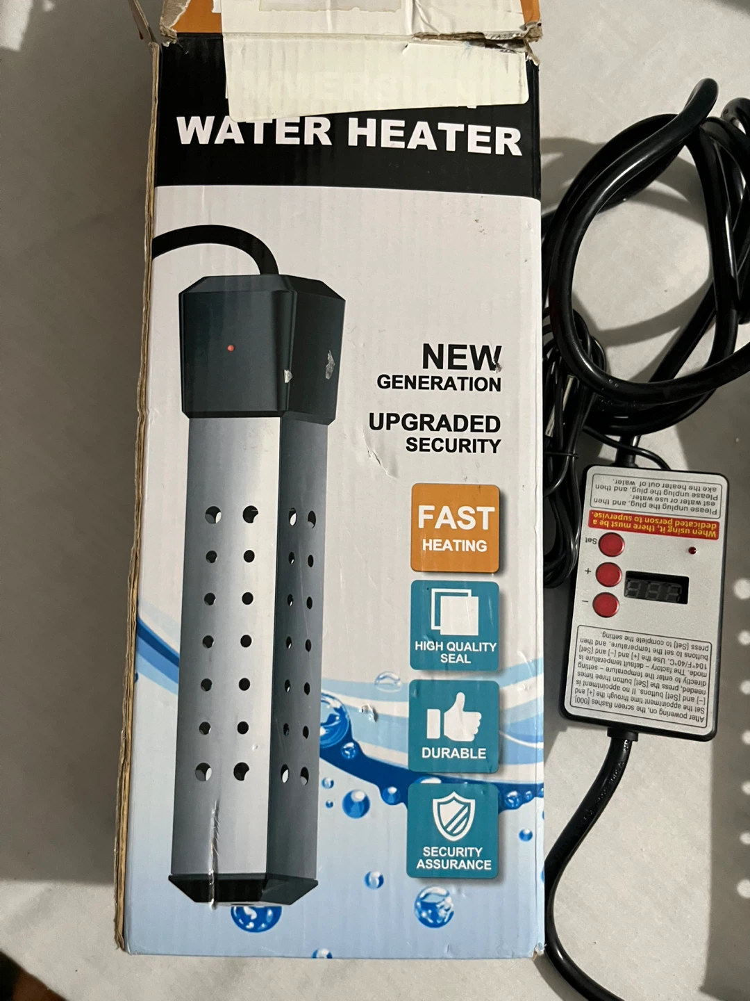🔥💦 2000W immersion water heater 💦🔥 - photo 2