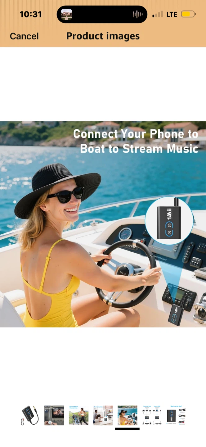1Mii Bluetooth 5.3 Transmitter Receiver for TV - photo 5