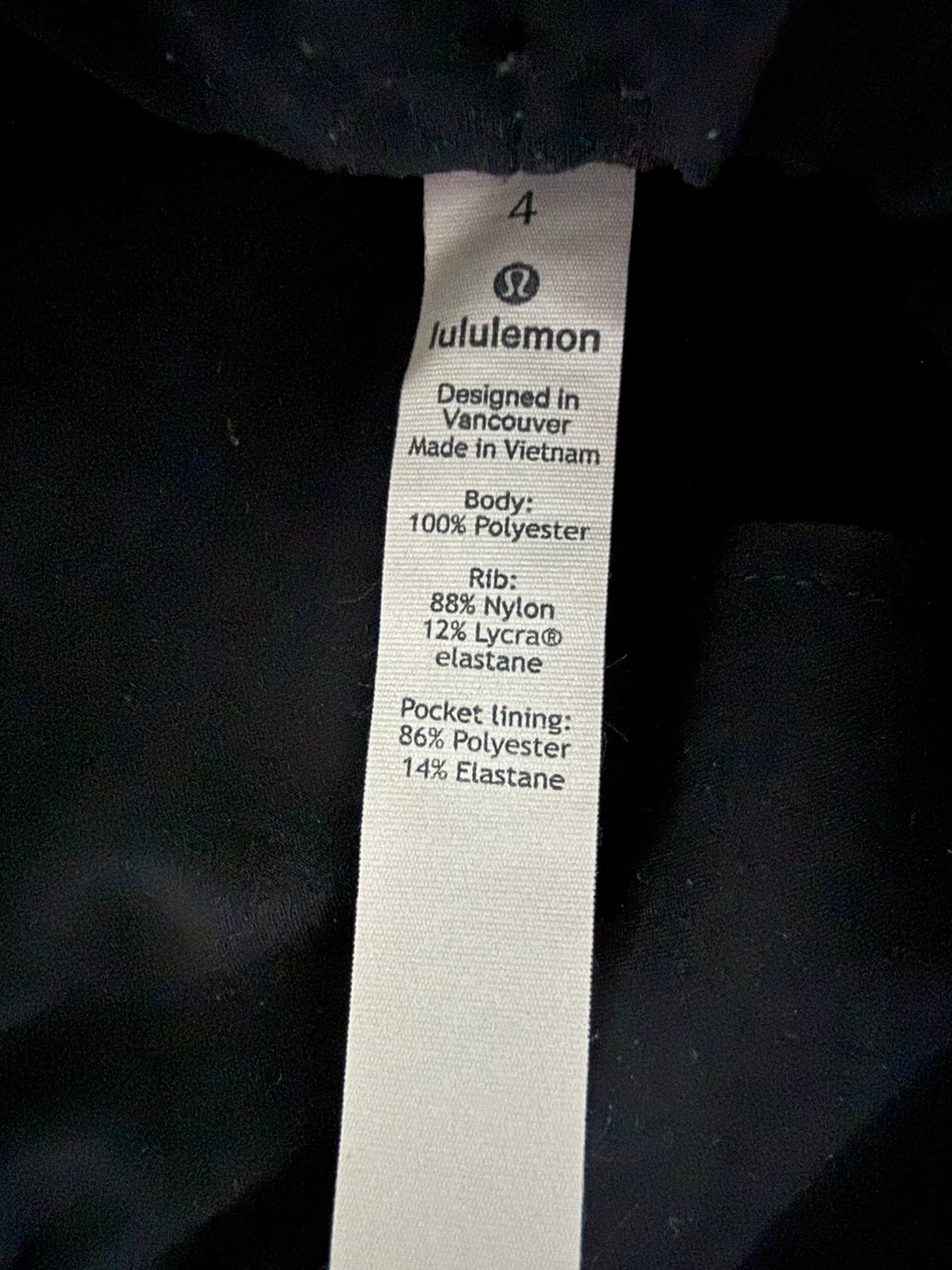 Lululemon Black Joggers Size 4 - photo 3