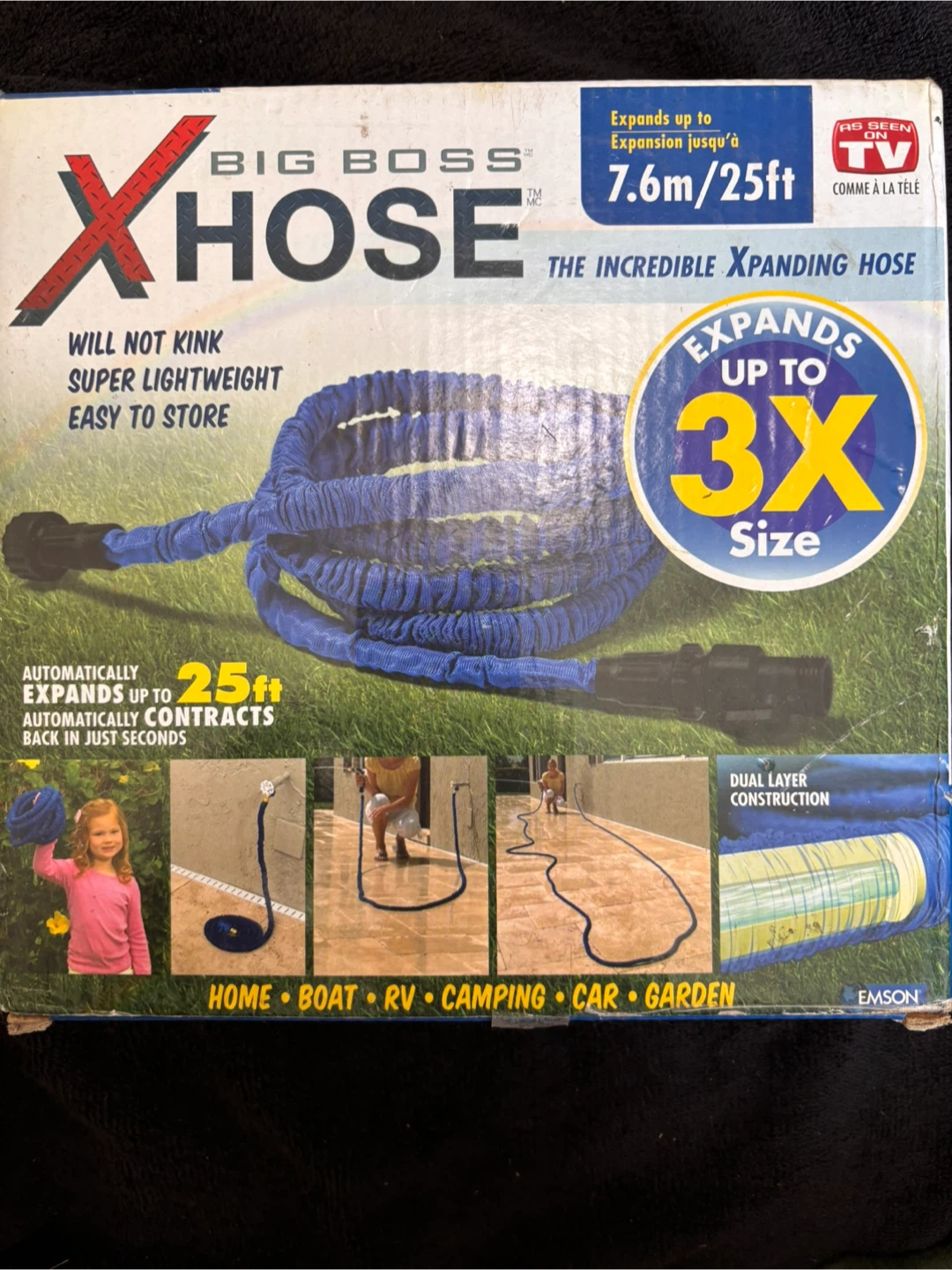 Big Boss X-Hose Expanding Garden Hose - 25ft
