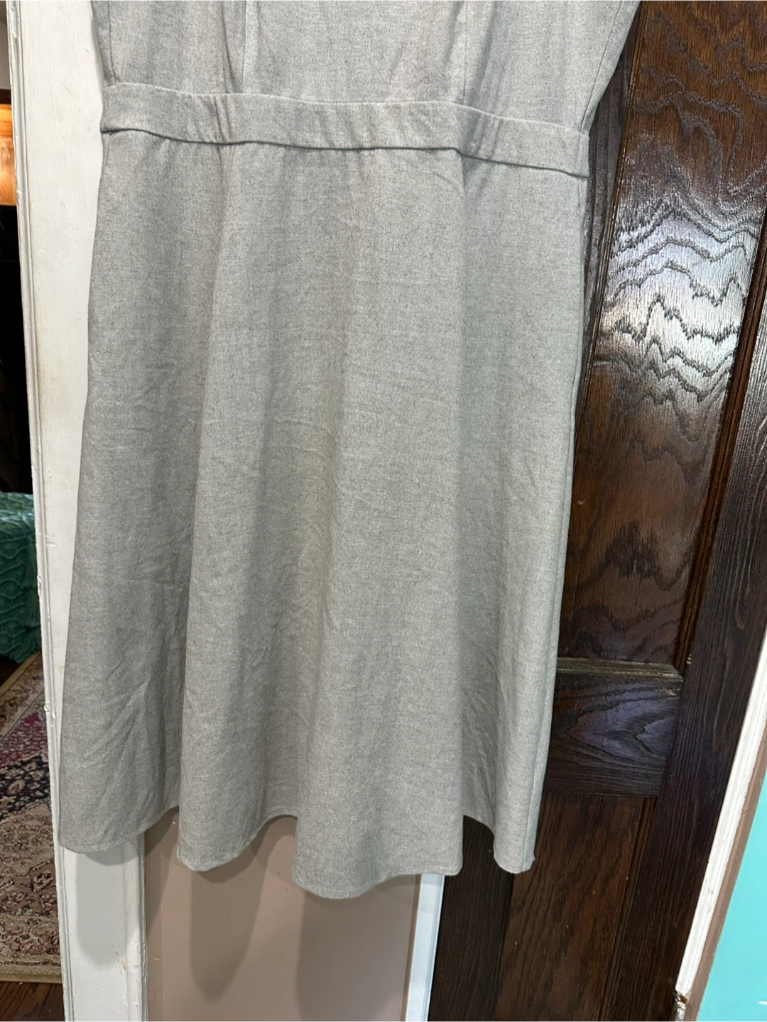 Torrid Gray Sleeveless Mock Neck Dress Size 16 - photo 3