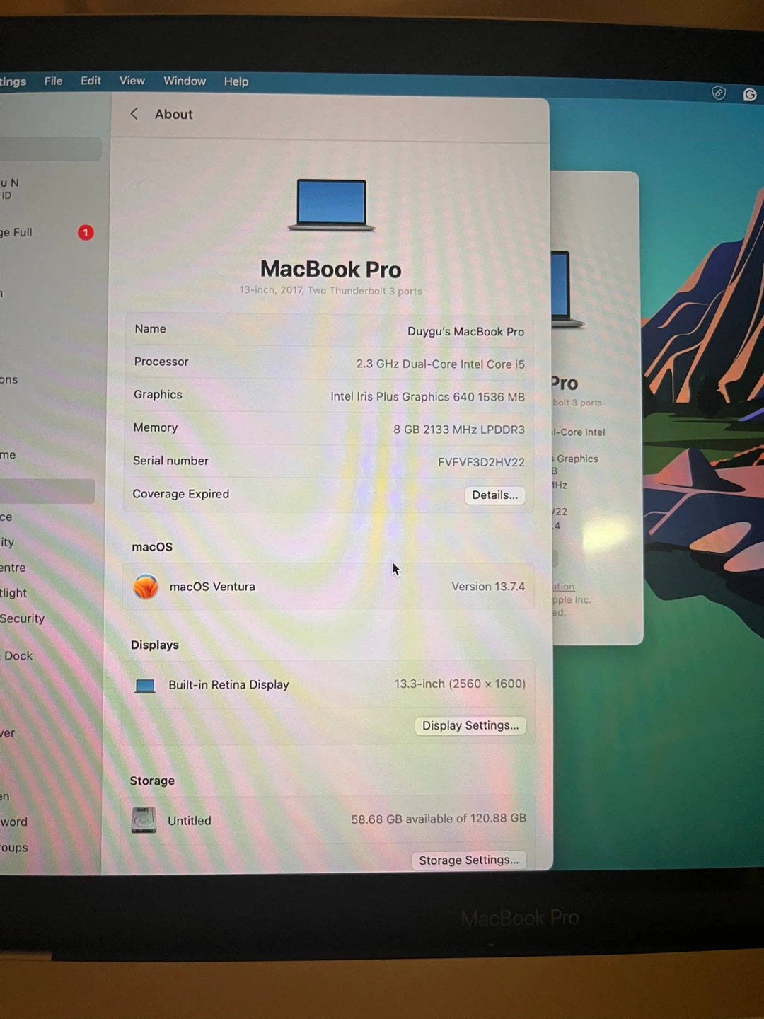 Apple MacBook Pro 13-inch 2017 - 8GB/128GB - photo 3