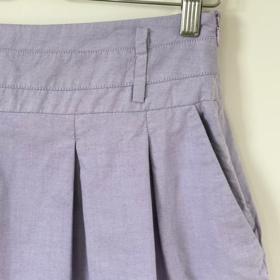 Zara Lavender Pleated A-Line Skirt - photo 2