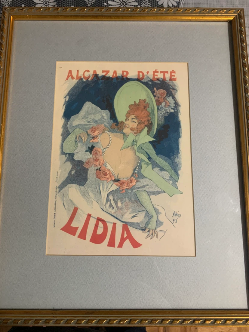 Framed "Alcazar D'Ete Lidia" Art Print