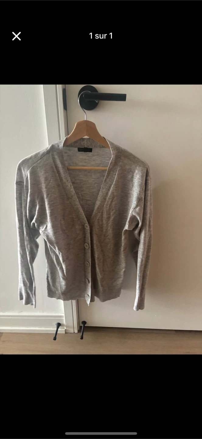 Women's Grey Cardigan XXS-XS