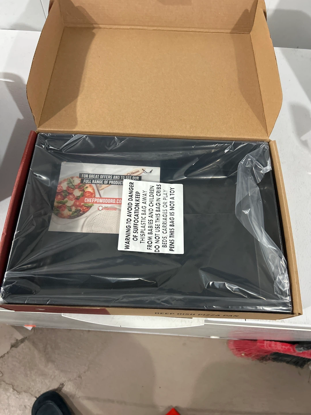 Chef Pomodoro Deep Dish Pizza Pan 14"x10"x2.5" - photo 2