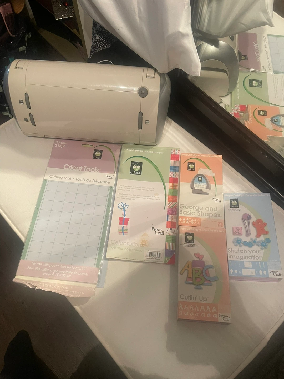 Cricut Cutting Mat and Shape Cartridges Bundle