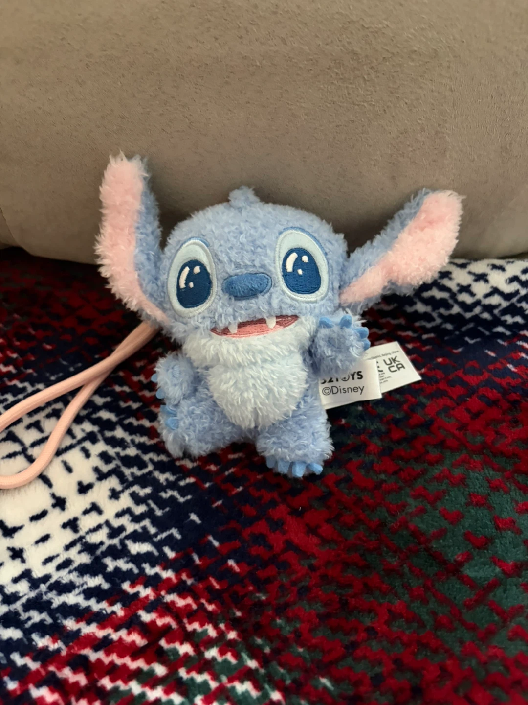 Disney Stitch Plush Keychain Clip - photo 2