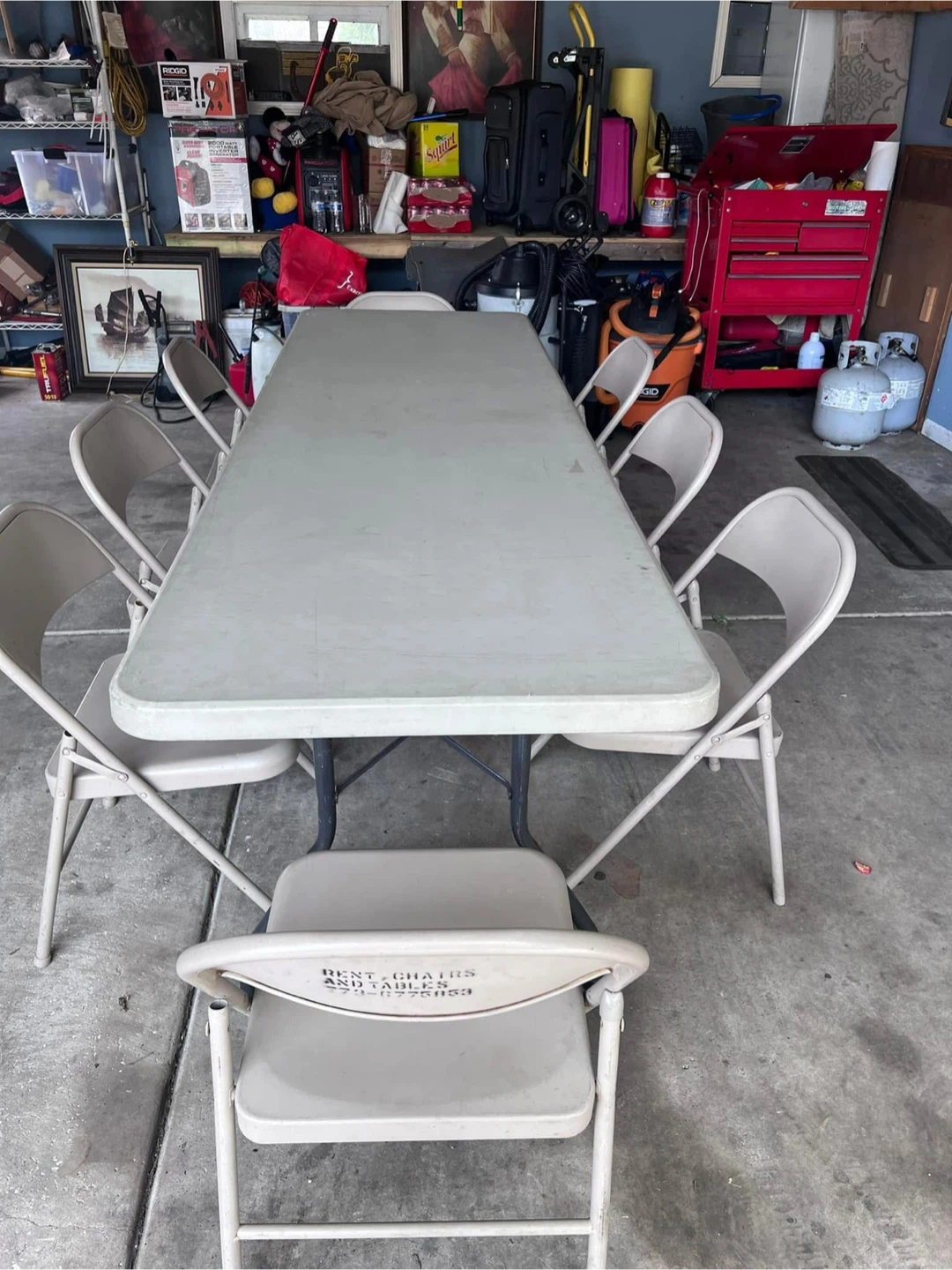 Folding Table and Chairs - photo 2
