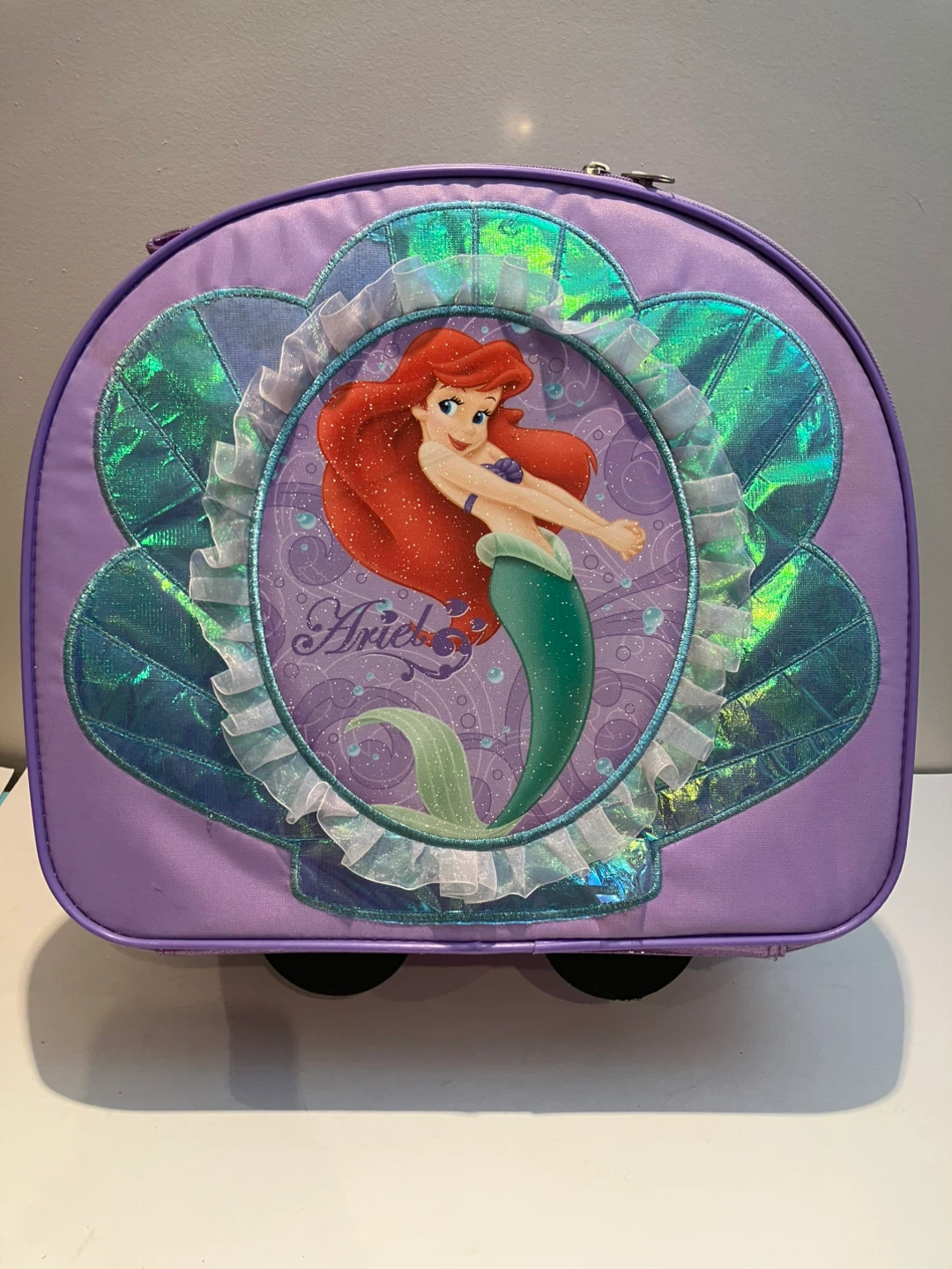 Purple Ariel Rolling Suitcase