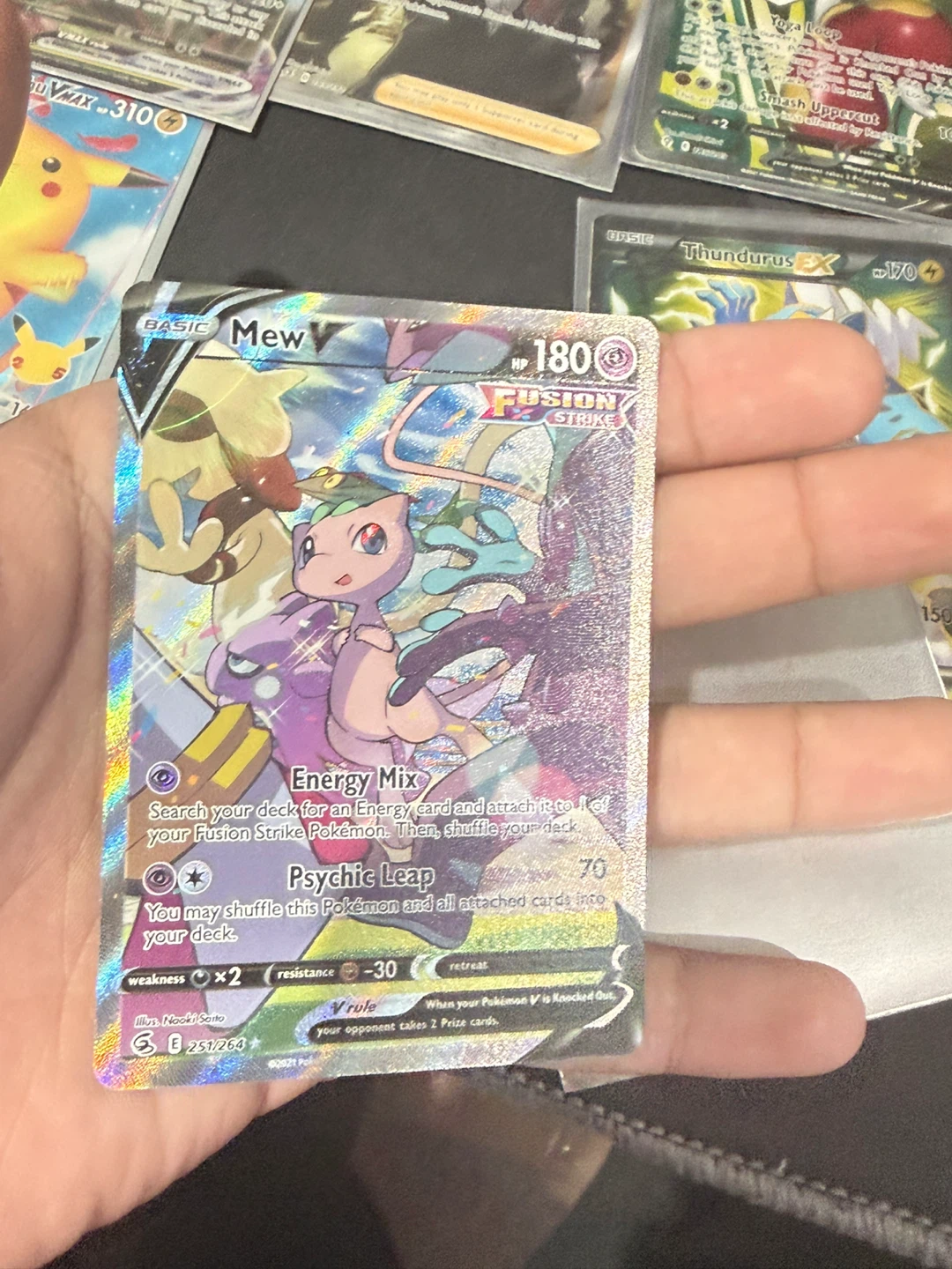 Pokemon Card - Mew V 180 HP Fusion Strike also taking offers