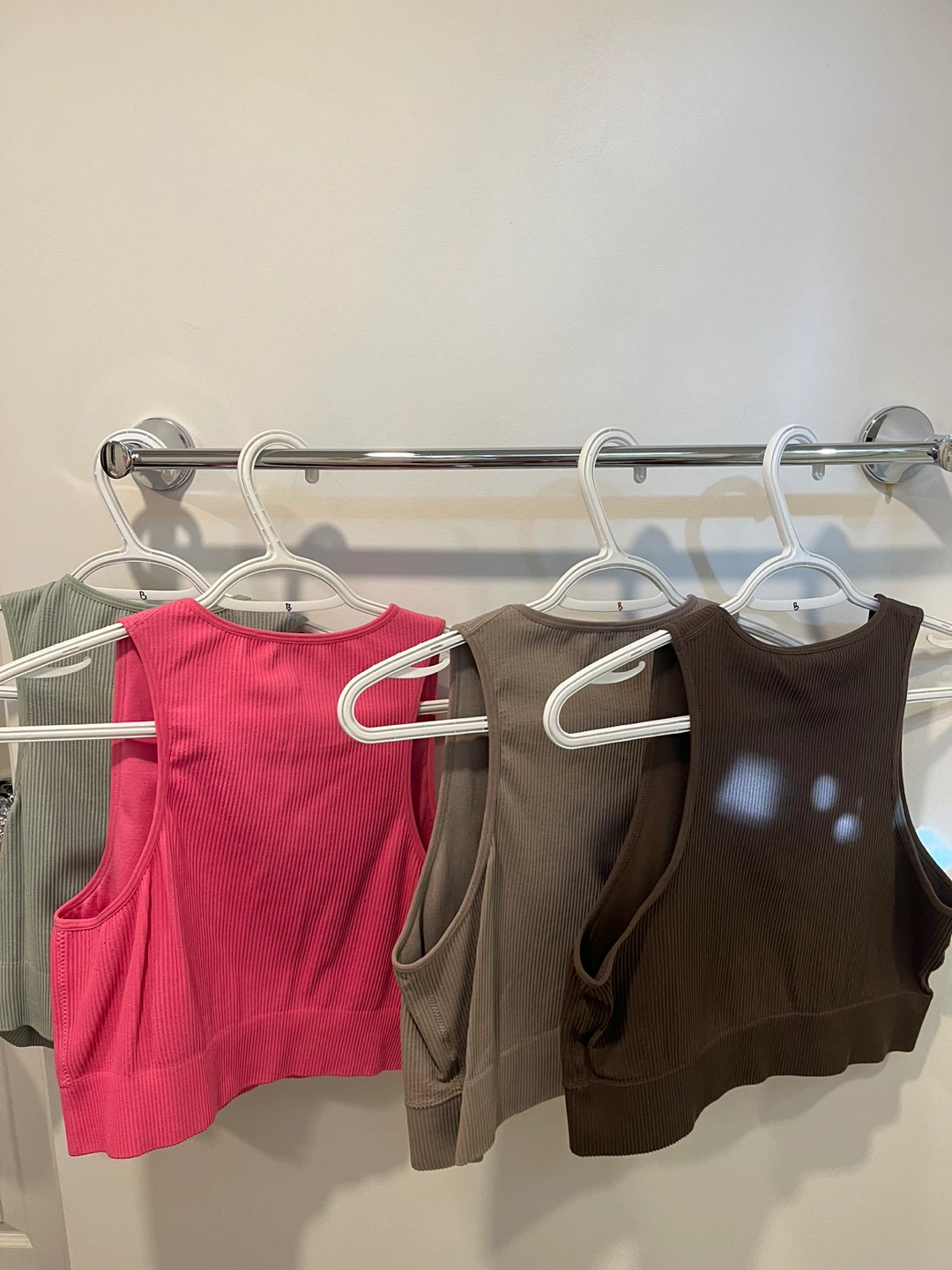 Garage Ribbed Crop Tank Tops (Set of 4) - photo 2