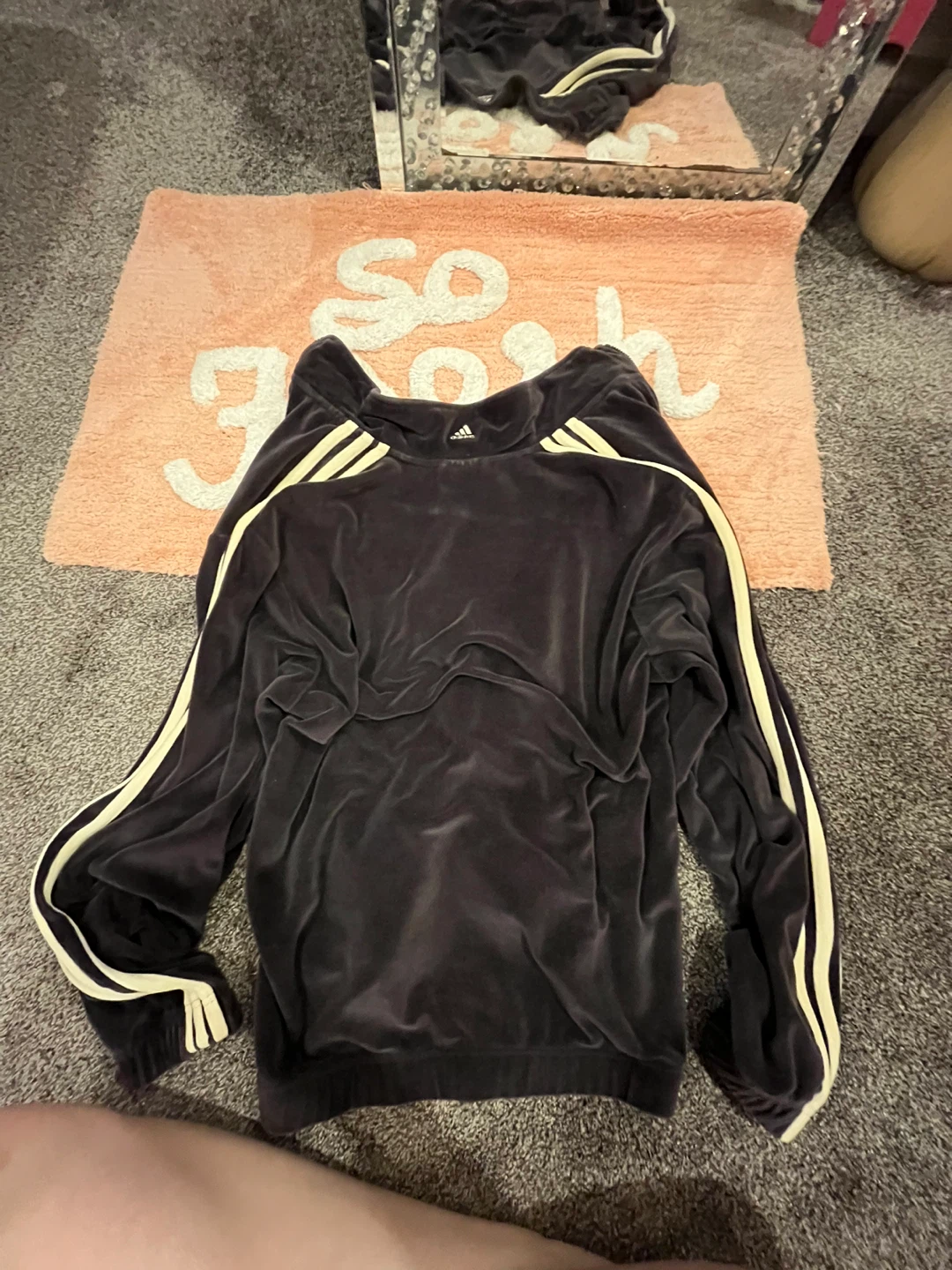 Adidas Velour Track Jacket