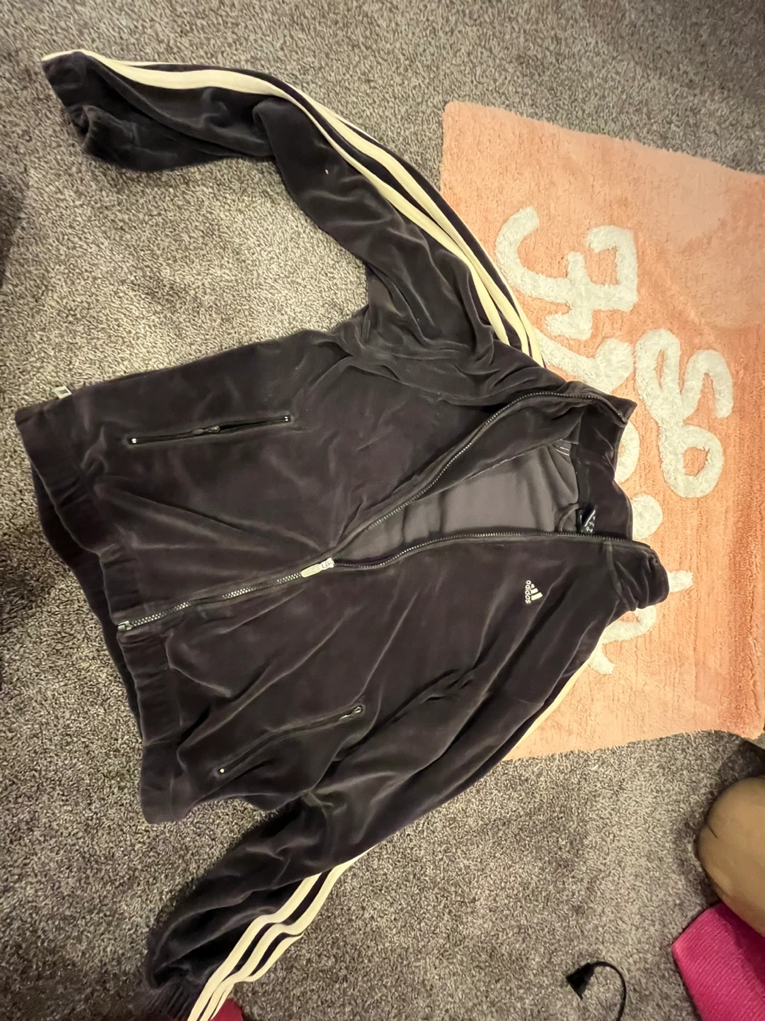 Adidas Velour Track Jacket - photo 2