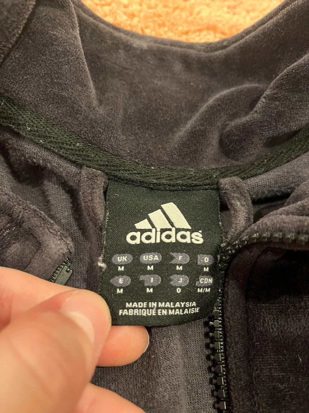 Adidas Velour Track Jacket - photo 3
