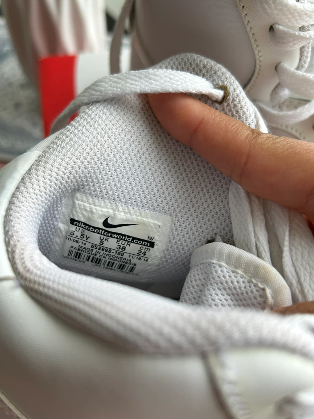 Nike Air Force 1 High Top Sneakers White - photo 4
