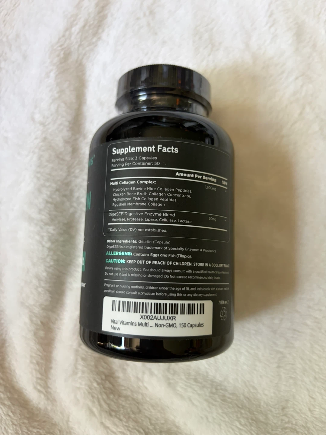 Vital Vitamins Multi Collagen Complex - 150 Capsules - photo 2