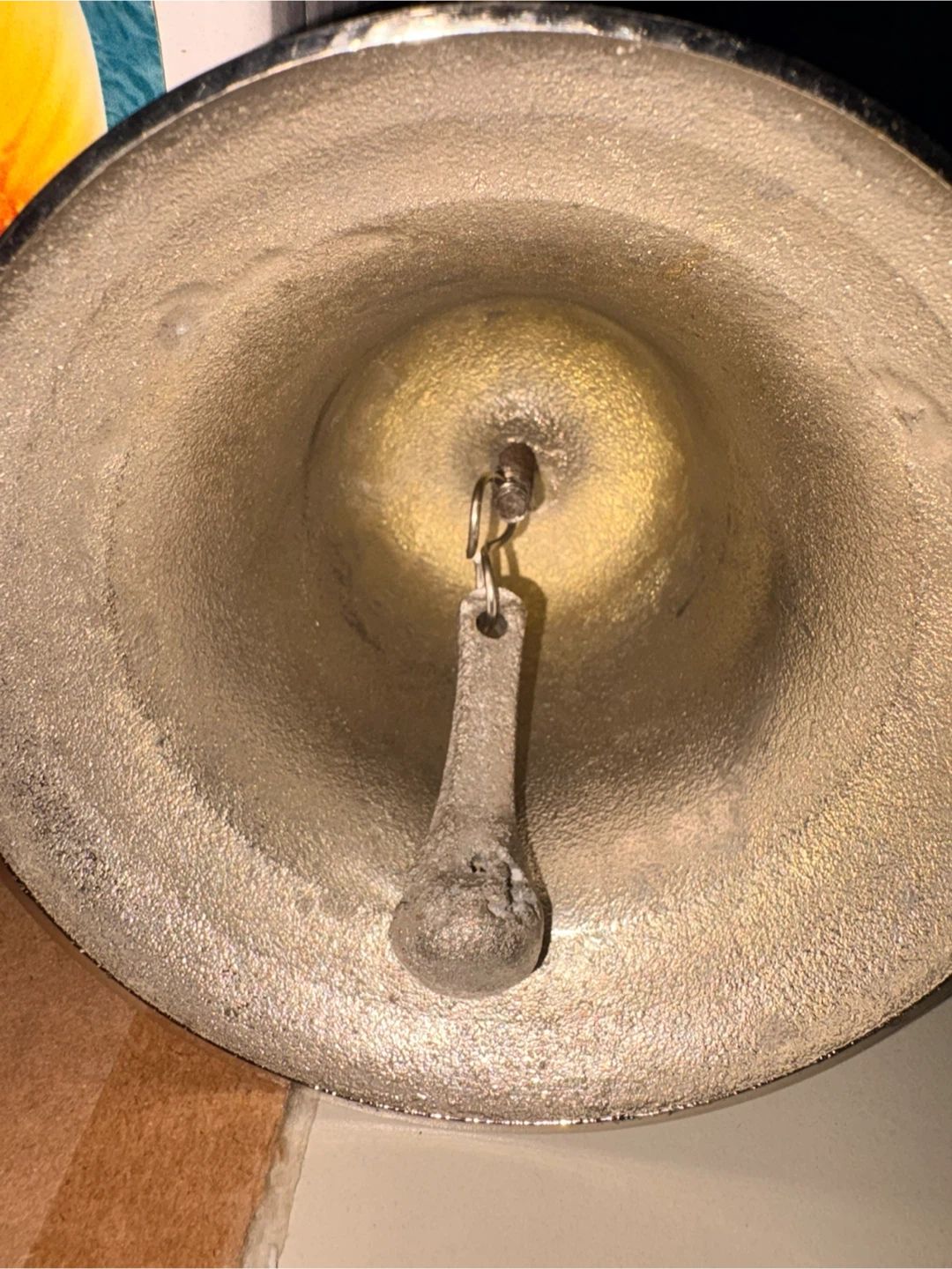 Handheld Service Bell with Wooden Handle - photo 2