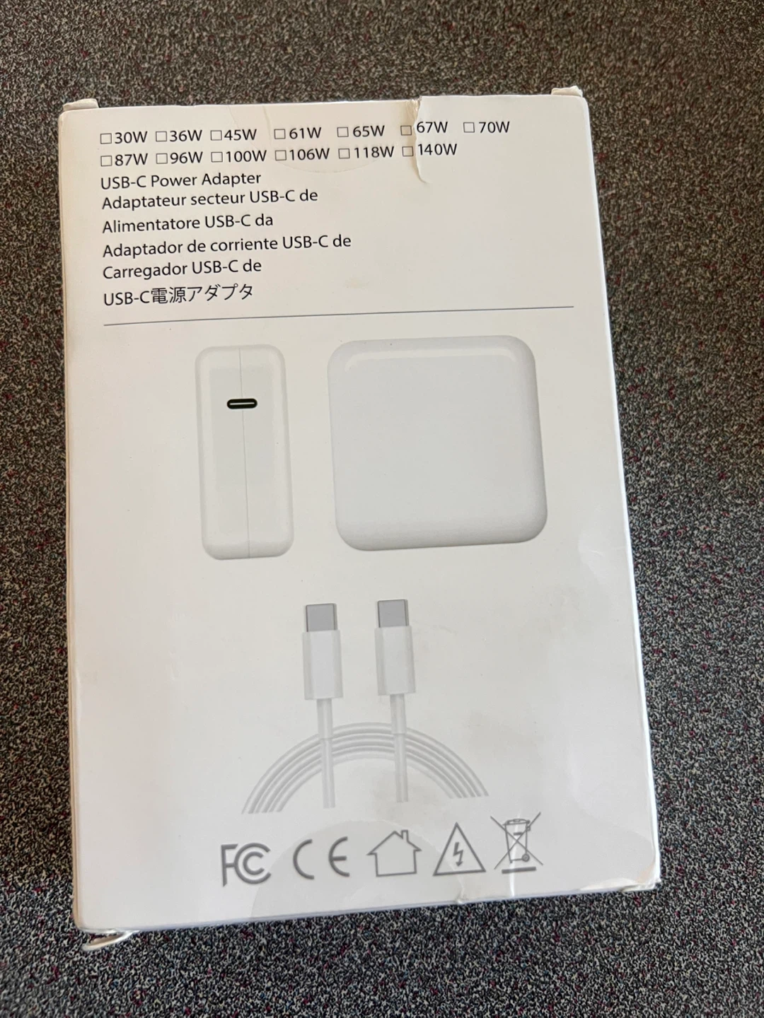 Replacement USB-C MacBook MacBook Air Power Adapter - NIB - photo 2