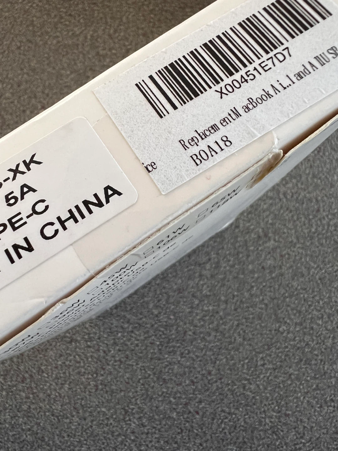 Replacement USB-C MacBook MacBook Air Power Adapter - NIB - photo 3