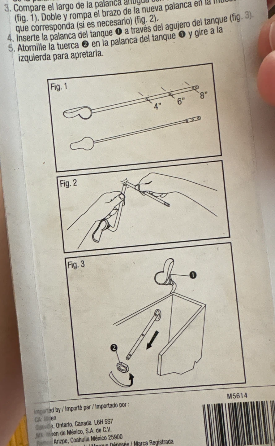 MOEN Toilet Tank Lever - photo 2