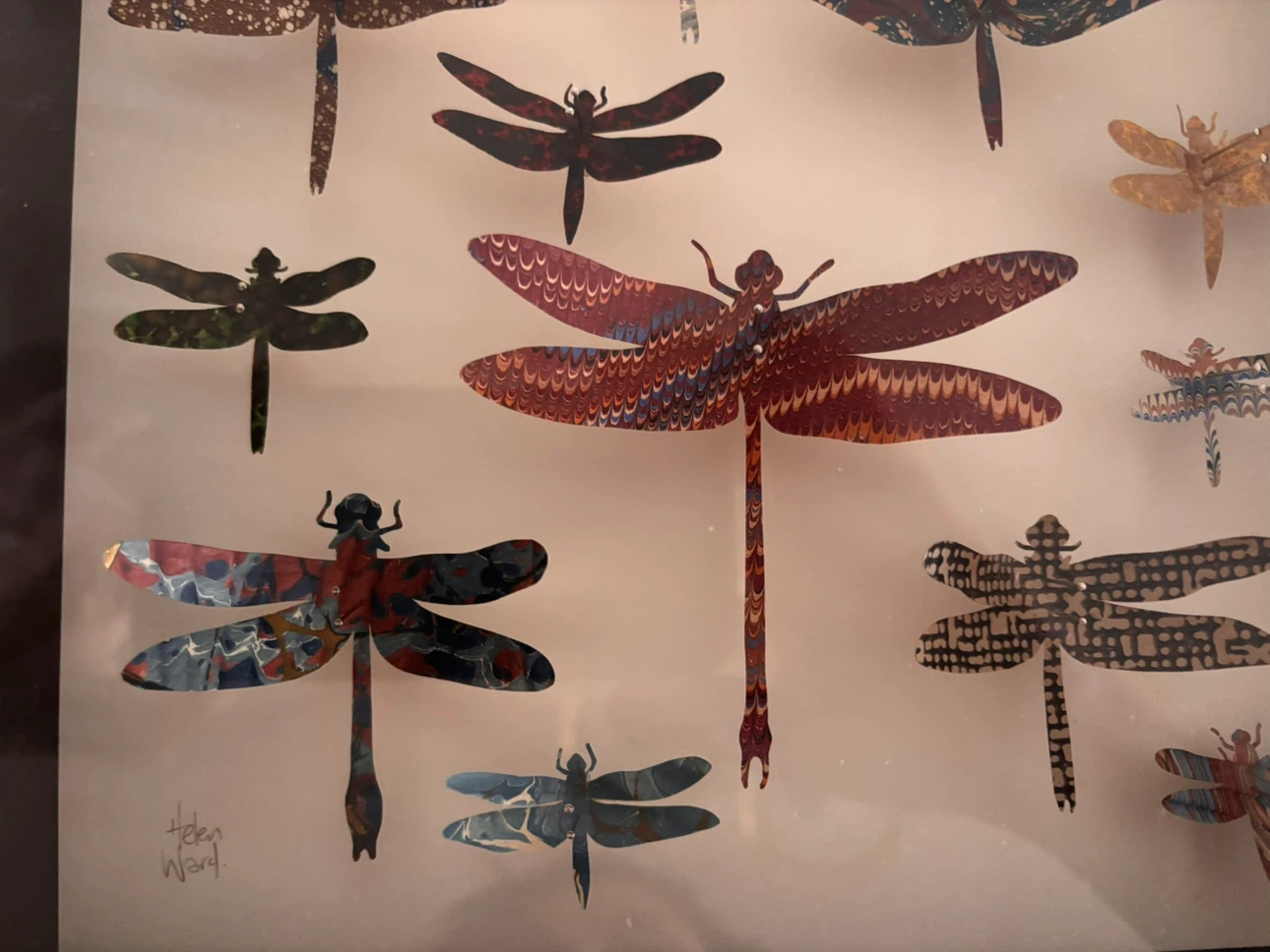 Framed Dragonfly Wall Art by Helen Ward - photo 4