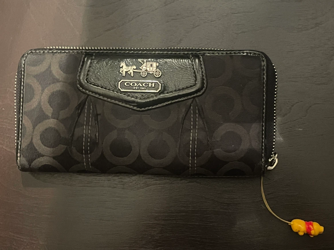 Coach Zip Around Wallet