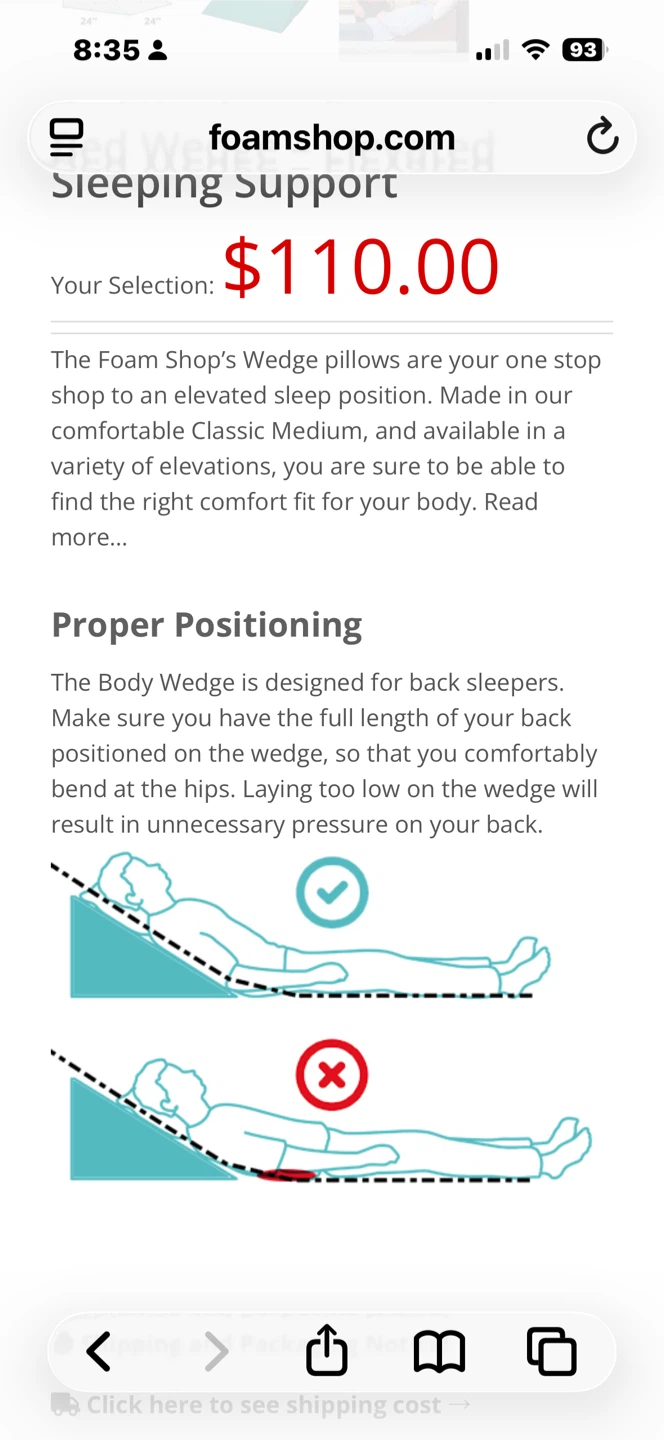 The Foam Shop Bed Wedge - Elevated Sleeping Support - photo 3