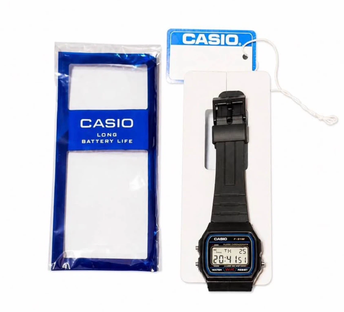 CASIO F91W-1 Casual Sport Watch, Black Strap, Digital,New No Box - photo 2