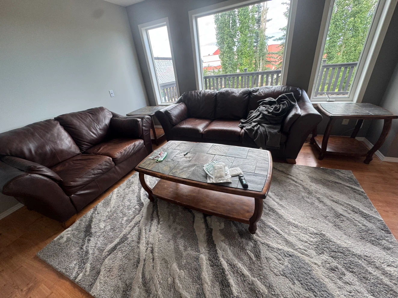 Brown Leather Sofa’s